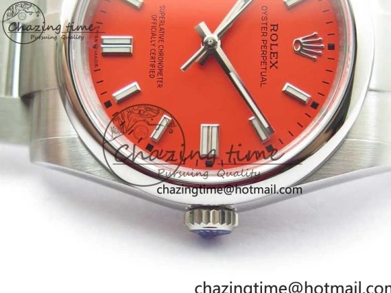 0510 Seasonal Oyster Perpetual 36mm 126000 BP Best Edition Red Dial on SS Bracelet 2652
